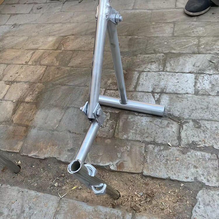 파이프뽑는기구 하우스 철근 농업용 기구 고추대 헤드 두꺼운형 클램프 - 상세 이미지 3