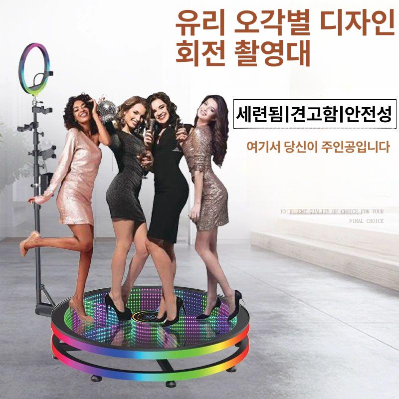360도 촬영용 턴테이블 방송 촬영용 자동 회전판 무대 - 상세 이미지 5