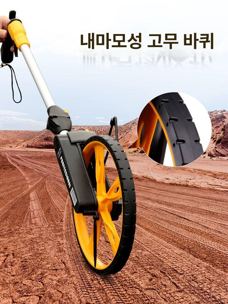 거리 휠자 롤러식 자동 수동 기계형대형 휠 측정기 정밀 거리미터 작은 바퀴자 바퀴 측정 - 상세 이미지 3