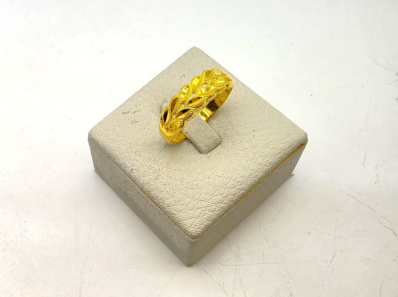 24K 순금 3.75g(1) 새싹 반지 - 상품 이미지