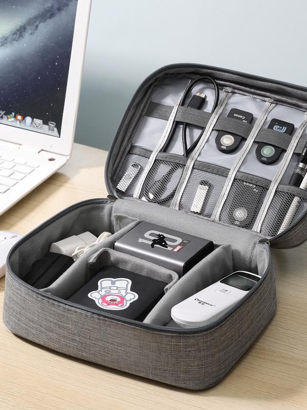 휴대용 방수 케이블 정리 가방 USB 데이터 충전기 여행용 - 상품 이미지