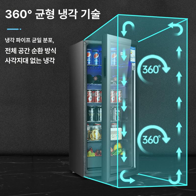 음료 원룸 투명 미니 냉장고 술장고 냉동 소형 무소음 호텔 화장품 - 상세 이미지 2