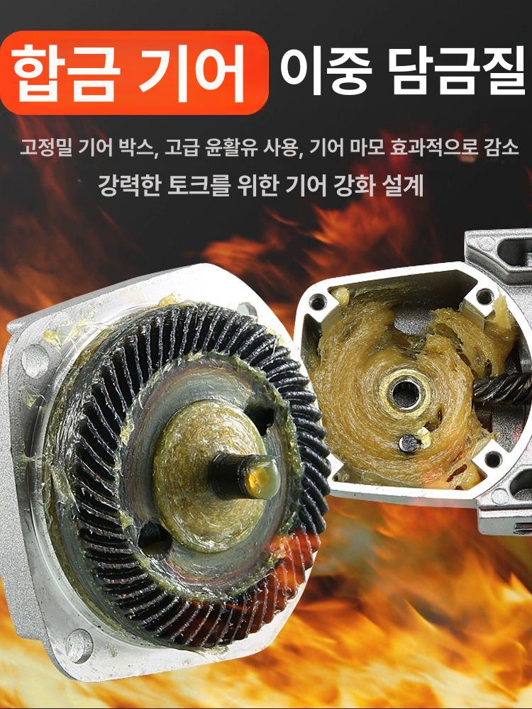 전동 소형연마기 드로잉 연삭기 그라인더 휠 탁상 와이어 산업용 샌딩기 스텐 사포 - 상세 이미지 3
