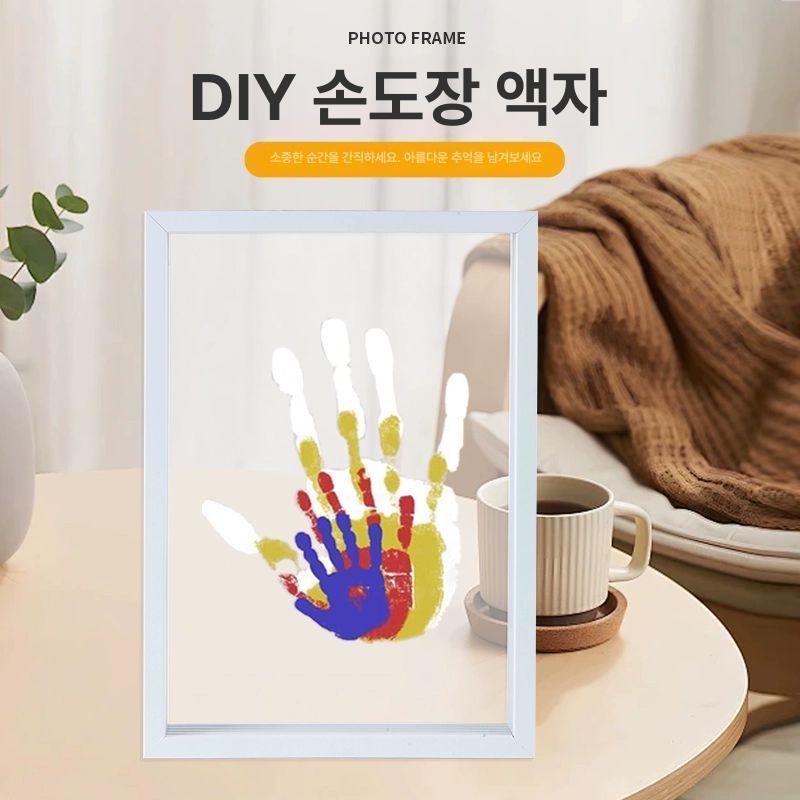 가족 손도장 커플 커플손도장액자 DIY 손발조형물 발도장 인테리어 액자 - 상세 이미지 2