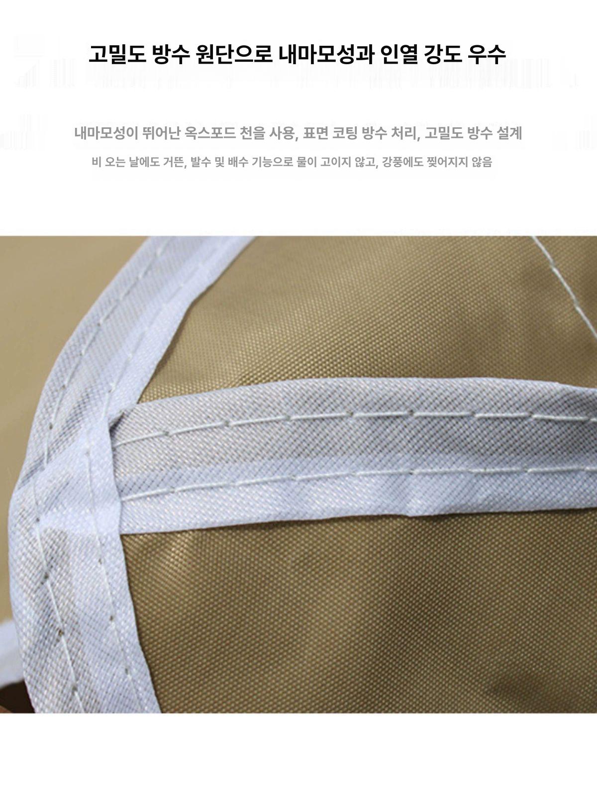 야외 행사용 캐노피 그늘막 천막 옥상 포장마차 지붕 농막 몽골 간이 접이식 - 상세 이미지 4