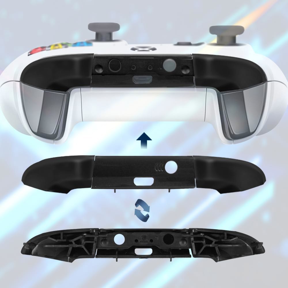 다쿠안 27피스 Xbox One 컨트롤러 수리 키트 u2013 LB RB 범퍼, 조이스틱 교체, 썸스틱, 드라이버(T10 / T8 T6), 헤드폰 잭 포트, ONE 컨트롤러와 호환 - 상세 이미지 2