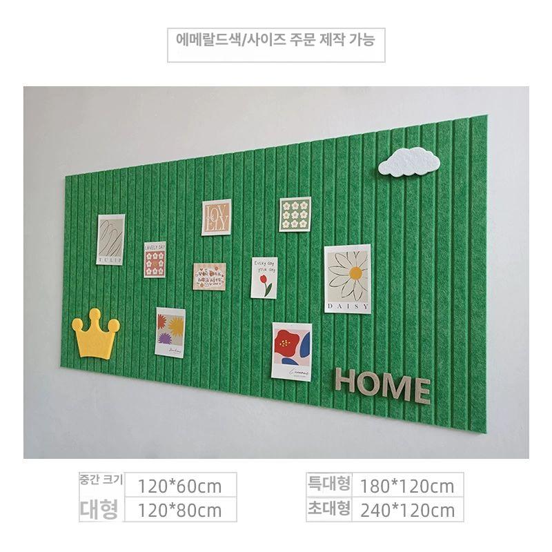 코르크 보드판 접착식 게시판 대형 부착식 메모판 회사 둥근 자 알림판 게시 보드 홈 - 상세 이미지 3