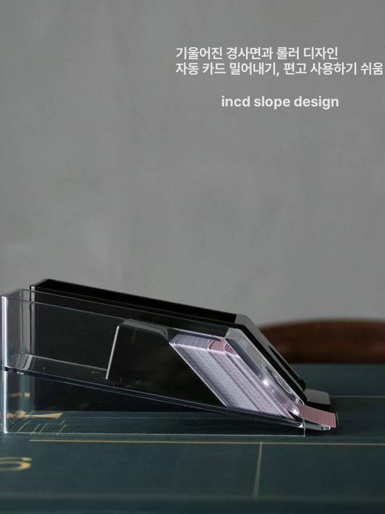 전동 셔플기계 포커 자동 딜러 머신 딜링 카지노 분배기 카드 셔플머신 셔플 홀덤 - 상세 이미지 3