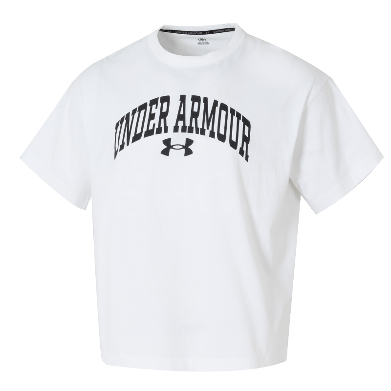 언더아머 APAC Half Sleeve WM 화이트 티셔츠