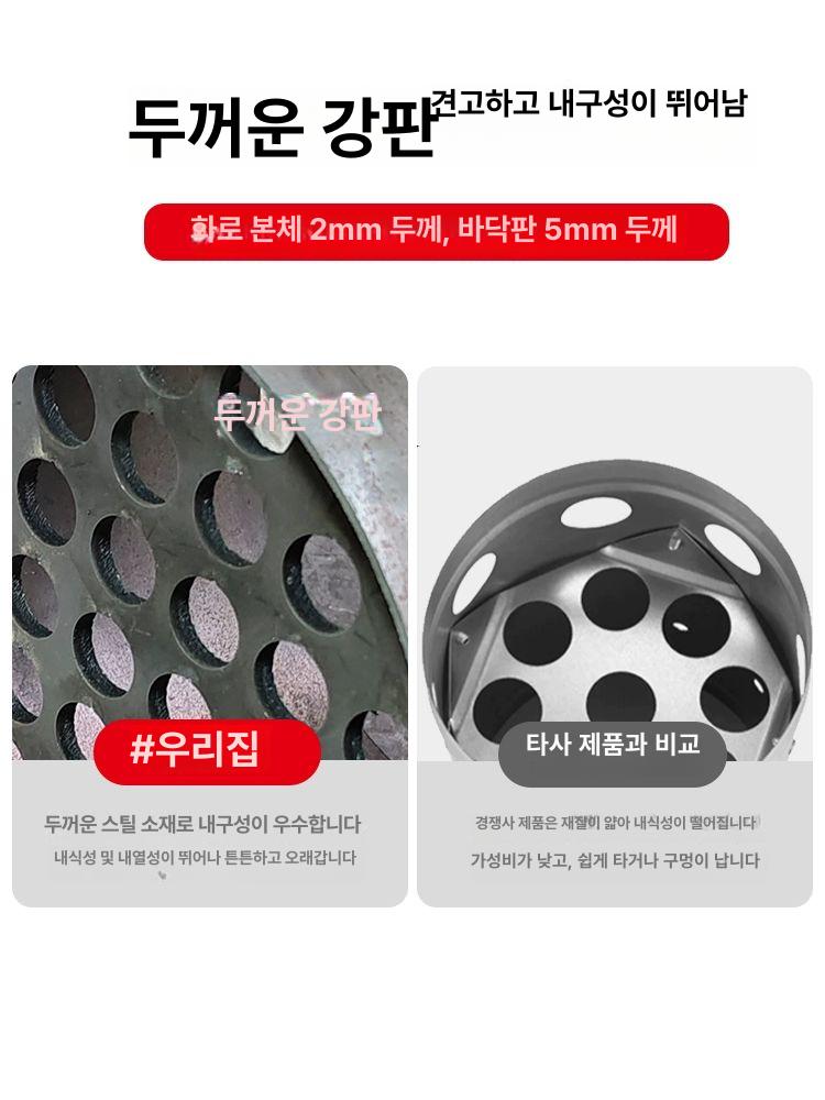 착화 점화기 숯불 중형 바베큐 차콜 스타터 용광로 파이어 불멍 토치 직화 - 상세 이미지 4