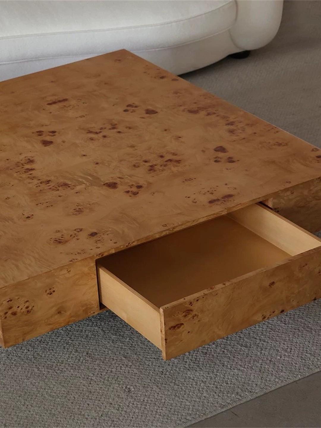 원목 거실 테이블 직사각 빈티지 낮은 직사각형 70x120xH35cm 완제품 조립 완료 (조립불필요,바로사용가능) - 상세 이미지 5