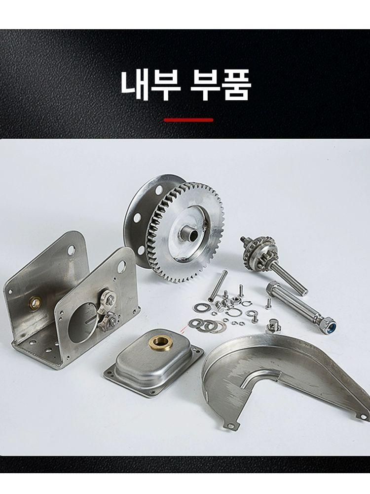 수동윈치 호이스트 크레인 소형 이동식 기중기 수동 핸드 트랙터 스텐 양방향 포크레인 - 상세 이미지 5