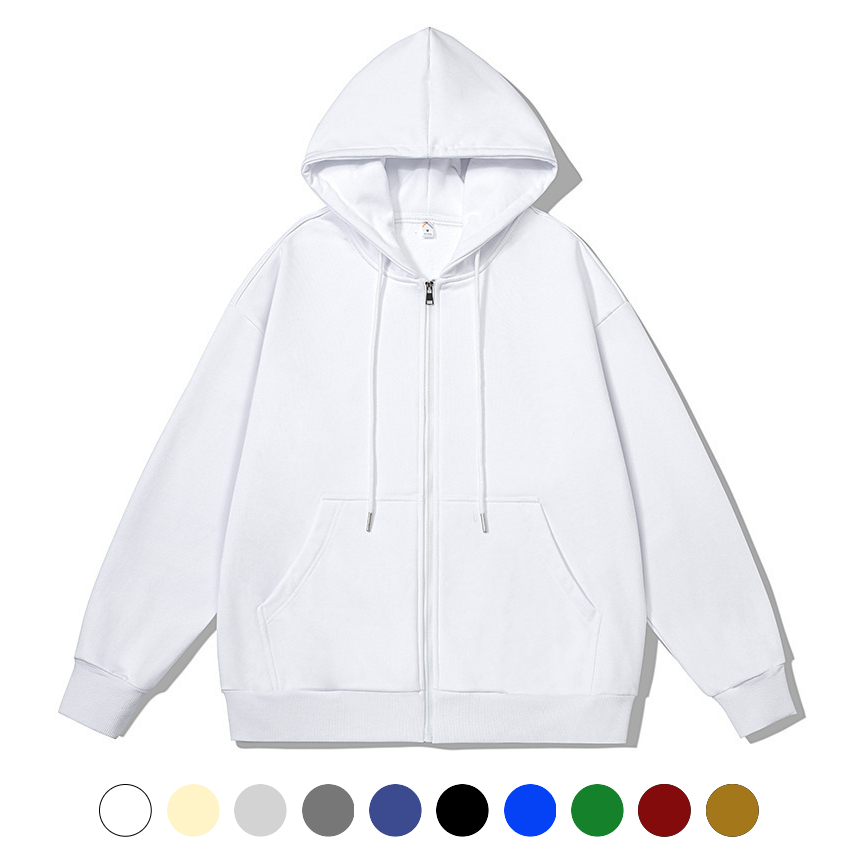 유니바운드 후드집업 봄아우터 간절기아우터 루즈핏 오버핏 단체복 캐주얼 - 커피