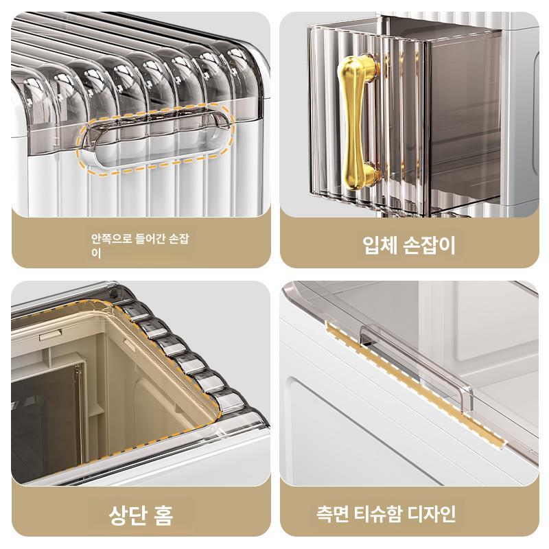 틈새 수납장 욕실 서랍장 다용도 스토리지 박스 화장실 사이드 수납함 슬림형 - 상세 이미지 4