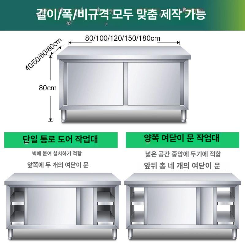 업소용 스테인레스 수납장 대형 보조선반 주방 싱크대 캐비닛 보관함 그릇 세로 상부장 - 상세 이미지 4