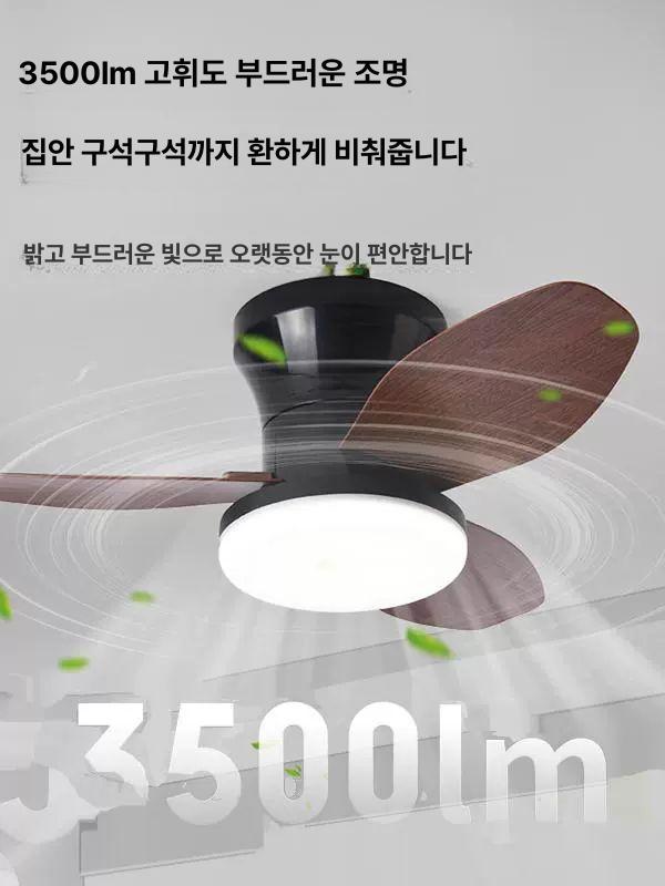 캠핑 선풍기 천장 초슬림 실링팬 에 캠핑용 우드 연락하면 실링펜 거실 천정 루미팬 디자인 - 상세 이미지 5
