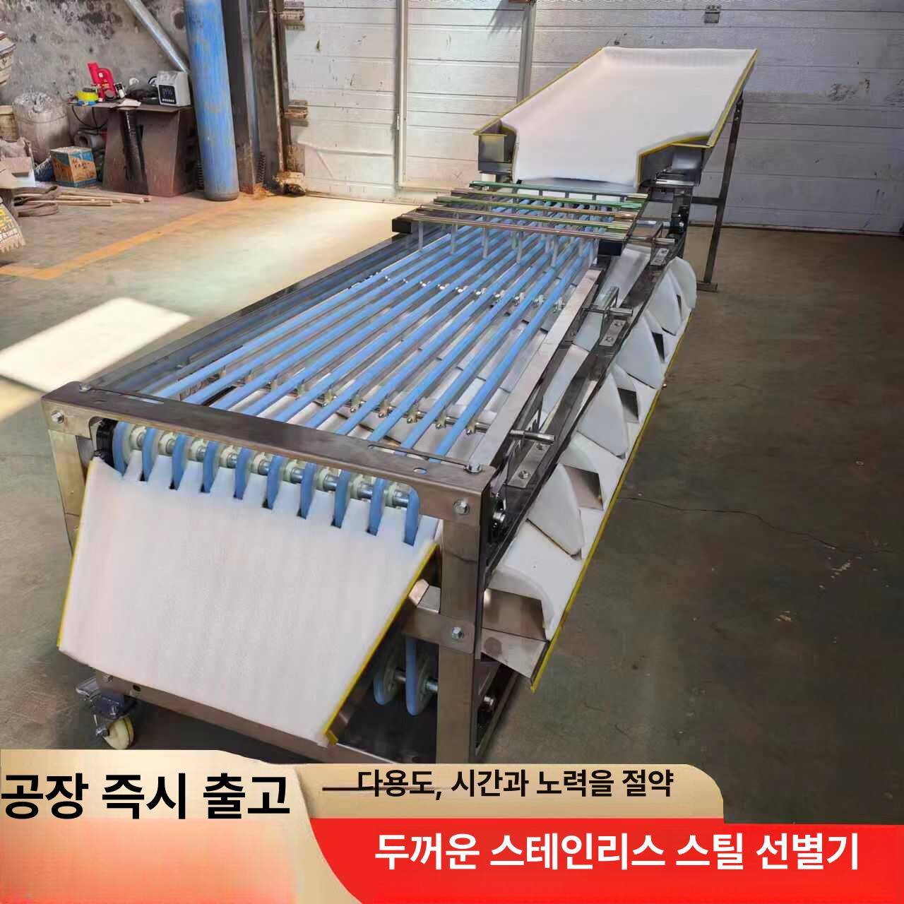 과일 선별기 농업용 자동 블루베리 분리 양파 참외 사과 감자 감 자두 분리기 기계 - 상세 이미지 3