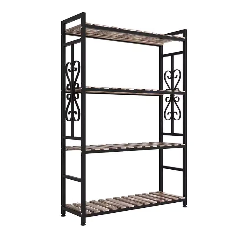철제 화분 선반 3단 진열대 스탠드 화분대 거치대 벽 3층 80x30x125 - 상세 이미지 4