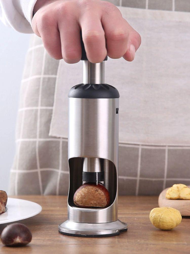 밤까는 기계 호두까기 가정용 핑거 박피기 껍질 밤껍질 기구 알밤 호두까기인형 표준 도구 - 상세 이미지 2