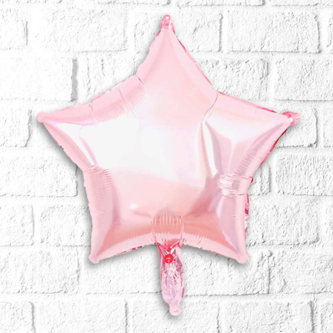 파스텔색별풍선 별모양은박풍선 19인치 연핑크 세돌생일상장식 - 상품 이미지