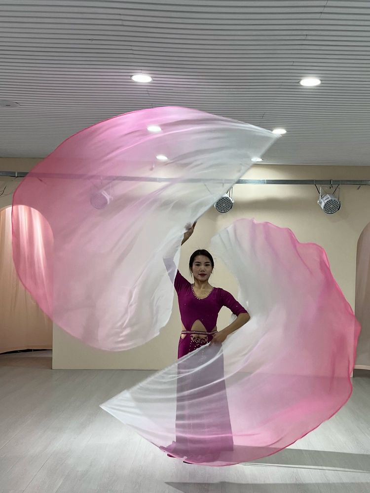 찬양 예배깃발 워십깃발 그라데이션 배너 공연용 쌍 운동회 플래그 워십 쉬폰 기본 깃발 - 상세 이미지 5