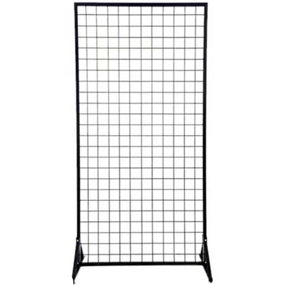 철제 네트망 파티션 전시 진열대 걸이 정리 메쉬망 랙 검정색 가로60x높이80cm