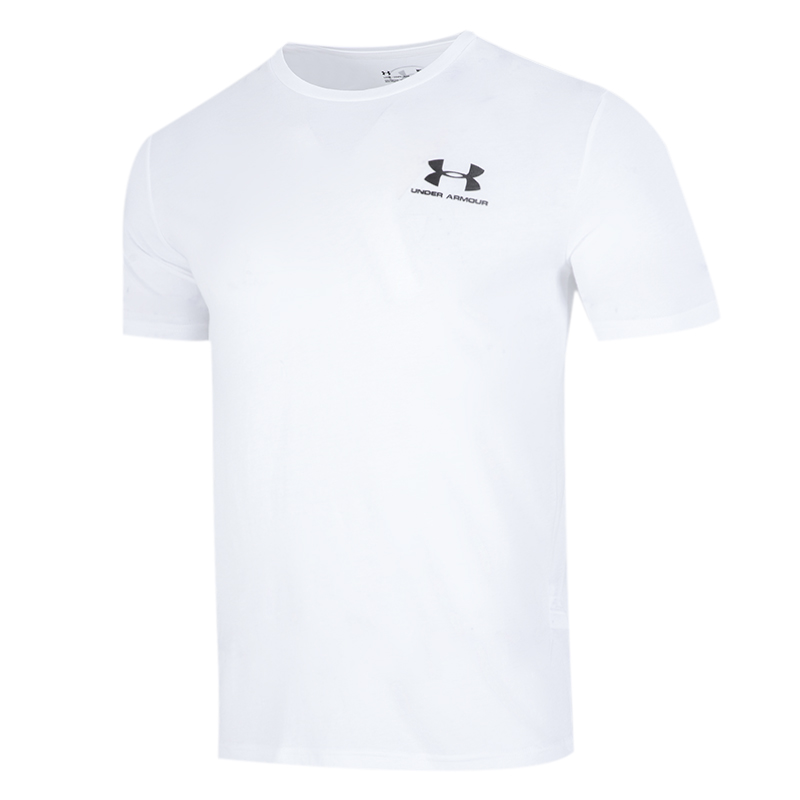언더아머 UA SPORTSTYLE LC SS 블랙 남성 티셔