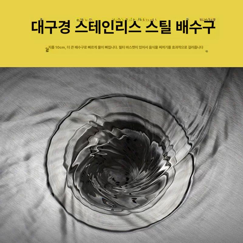 청소 걸레통 스테인리스 마대 병원 밀대 세탁 빨래통 스테인레스 화장실 대형 싱크대 - 상세 이미지 5