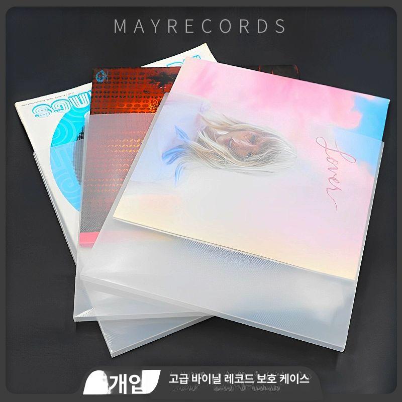 하드 케이스 비닐 레코드 보유 인치 기본 쉘 판 커버 개 두께 튼튼한 앨범 클리어 엘피 - 상세 이미지 2