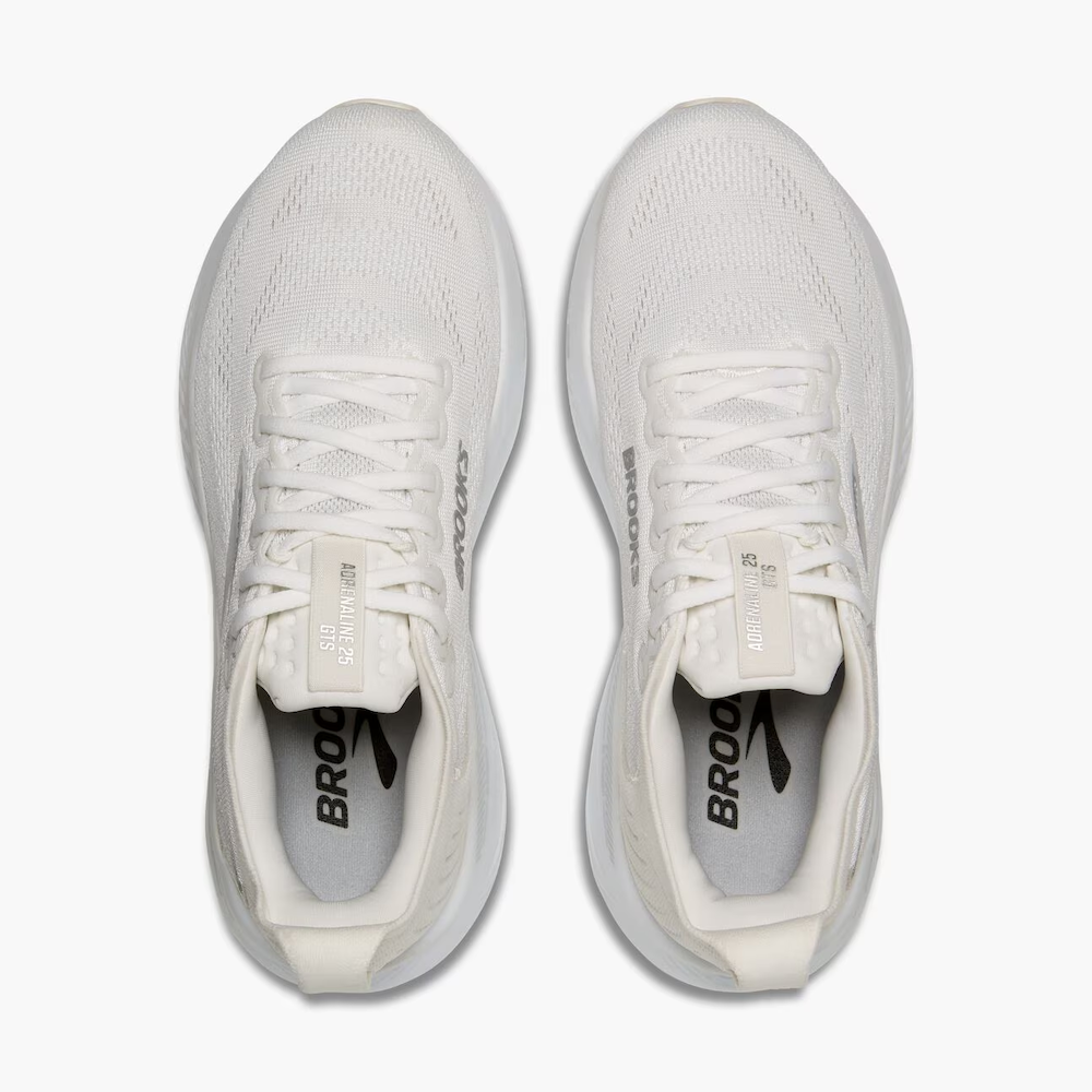 브룩스 Adrenaline GTS 25 여성 런닝화 운동화 White/White/Silver - 상세 이미지 3