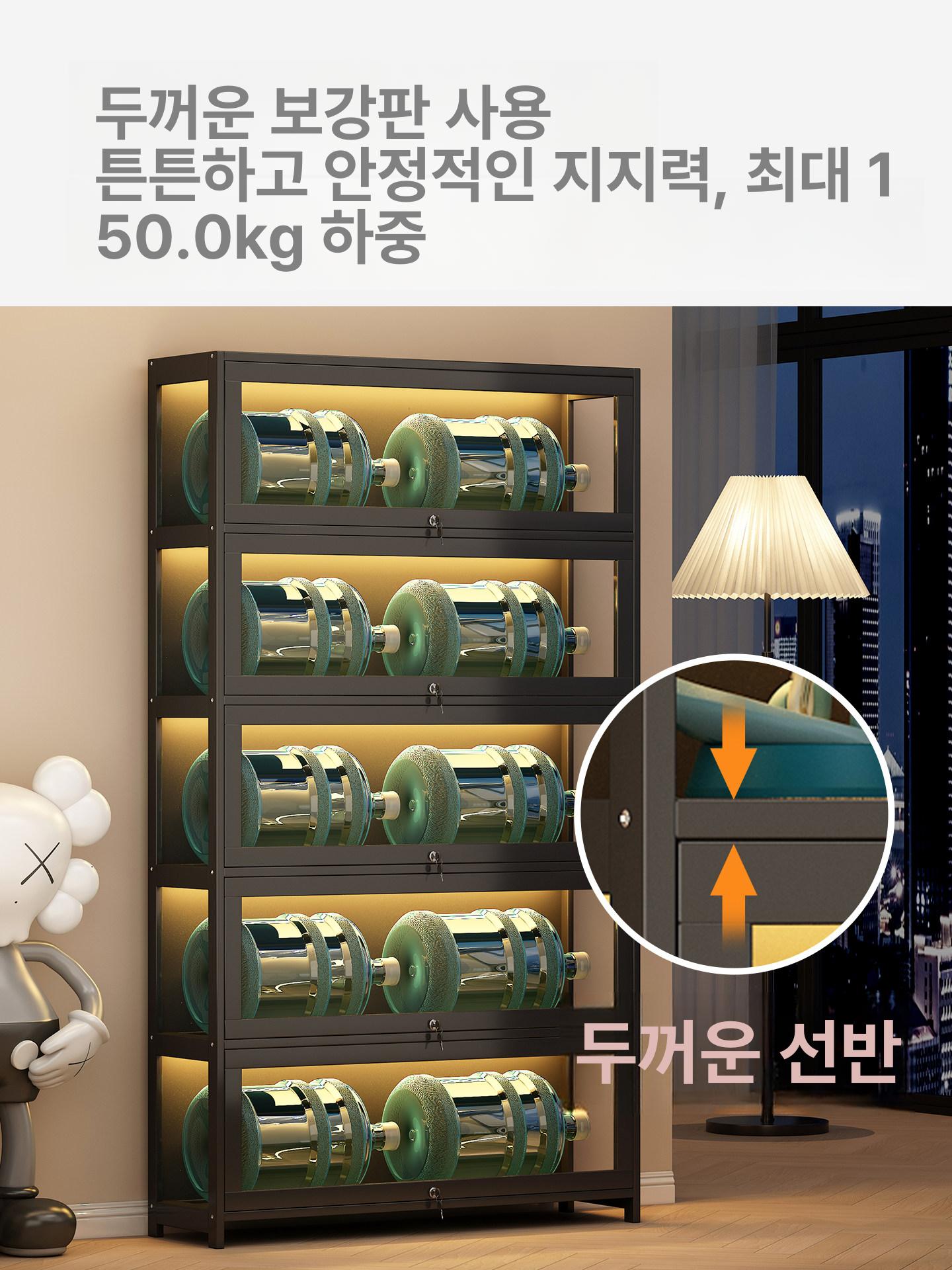 와인 수납장 장식장 투명 코너 피규어 피규어장 데코 술장 양주 진열장 위스키 술 이미지 6