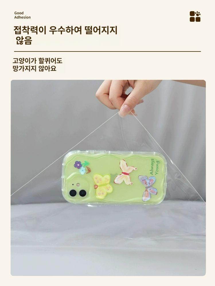 펫 도어 보호필름 프리미엄 문 투명 쇼파 표준 방지 고양이 우드 필름 보호 시트지 - 상세 이미지 3