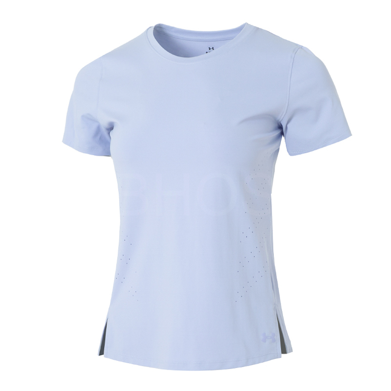 언더아머 UA Launch 엘리트 Shortsleeve 퍼플