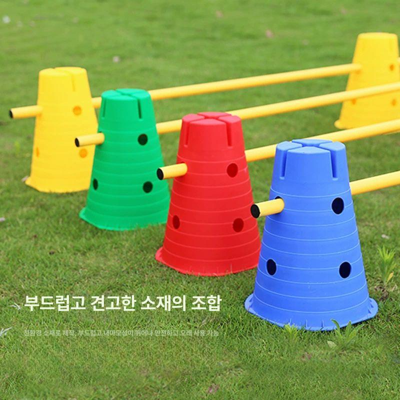 훈련 허들 강아지 장애물 스포츠 세트 점프 애견 운동기구 - 상세 이미지 3