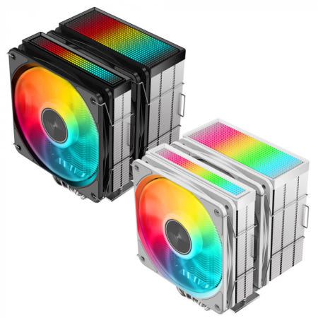 JIUSHARK JF500 Ruby 오토 RGB (화이트) 공랭쿨러