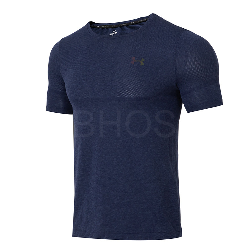 언더아머 UA Rush Seamless Legacy SS 남성 티셔