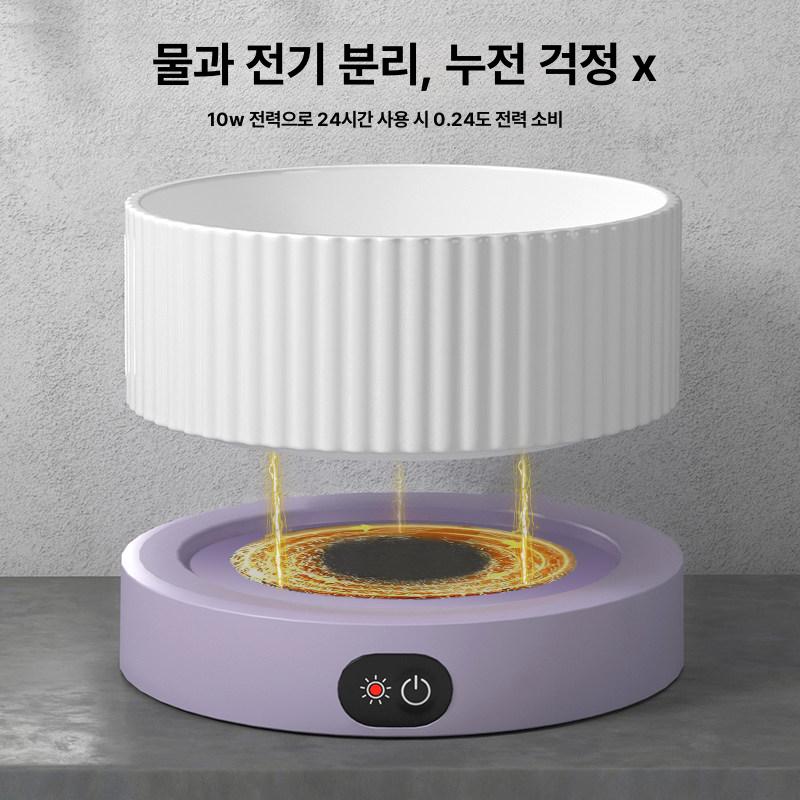 보온 물그릇 길고양이 강아지 온열 따뜻한 받침대 가열 원형 볼 펫용품 겨울용 급식기 워터볼 - 상세 이미지 3