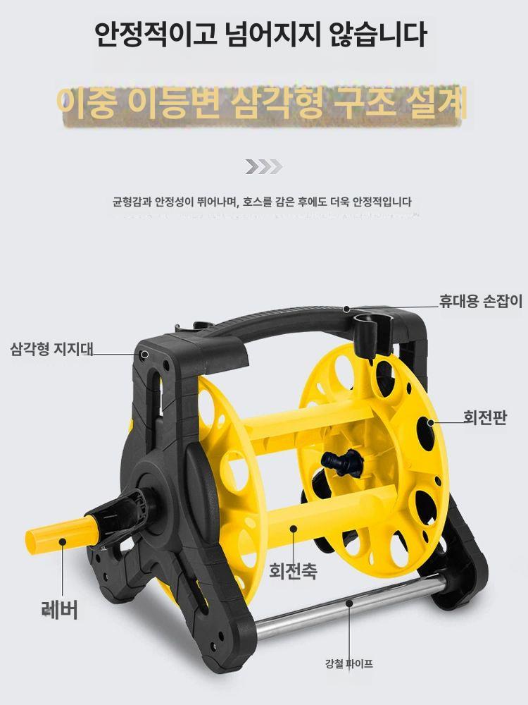 원예용 물호스 노즐 강력한 분사기 물총 물분사기 분사 물 다용도 호스 마당 호스릴 청소 이미지 6