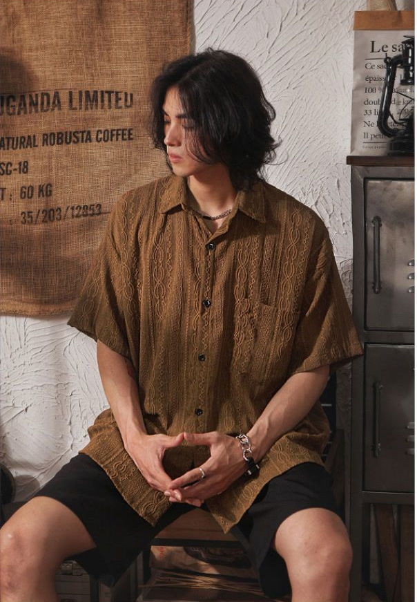 데님 폴로 플란넬 샴브레이 시어서커 피그먼트 맞춤 셔츠 여름 남방 흰색 셔츠 남친룩 이미지 8