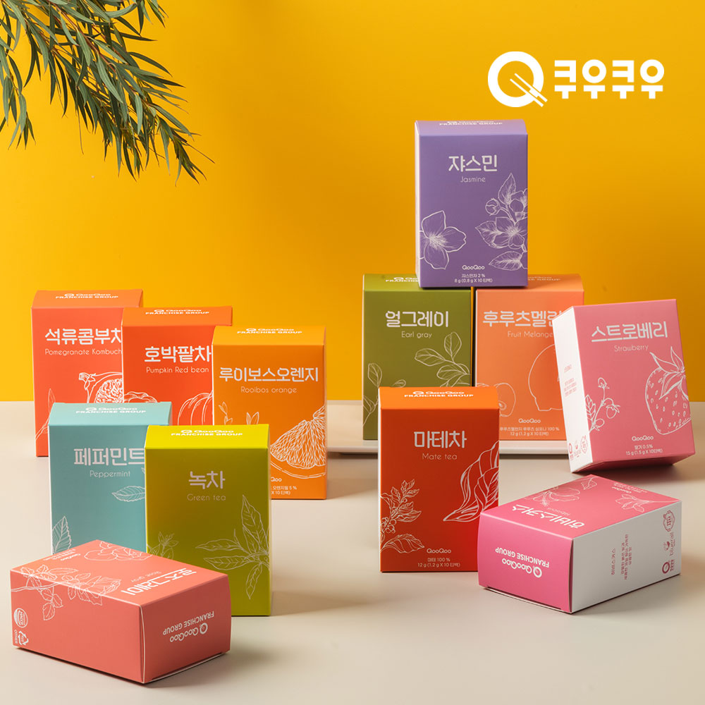 쿠우쿠우 허브차 삼각티백 루이보스 차 외 11종 10입 1박스+1박스(20입) - 상세 이미지 2
