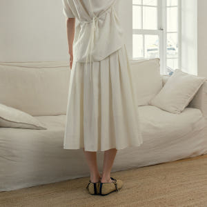 [쥬시쥬디] 쿨터치플리츠스커트 J1SK324A 착용 후기 | 사이즈/핏 총정리 - 상품 이미지 4