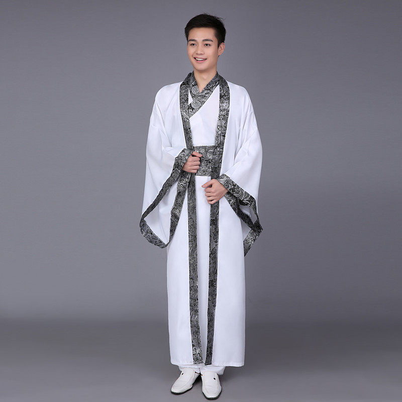 산신령 의상 도사 스승님 코스튬 코스프레 백발고령자 분장 - 상품 이미지