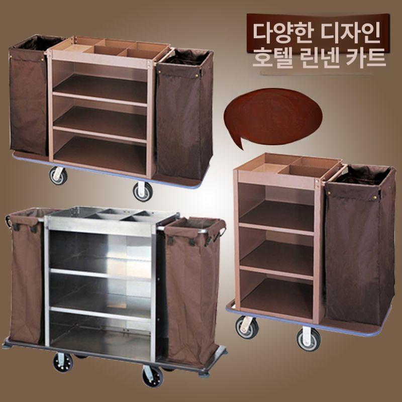 스틸 청소카트 호텔 스테인레스 도구 밀대 모텔 사각파이프 이동식 서비스 펜션 스텐 대걸레 - 상세 이미지 3