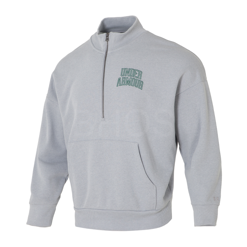 언더아머 UA Icon HWT Terry OS 1 Zip 모던 그레
