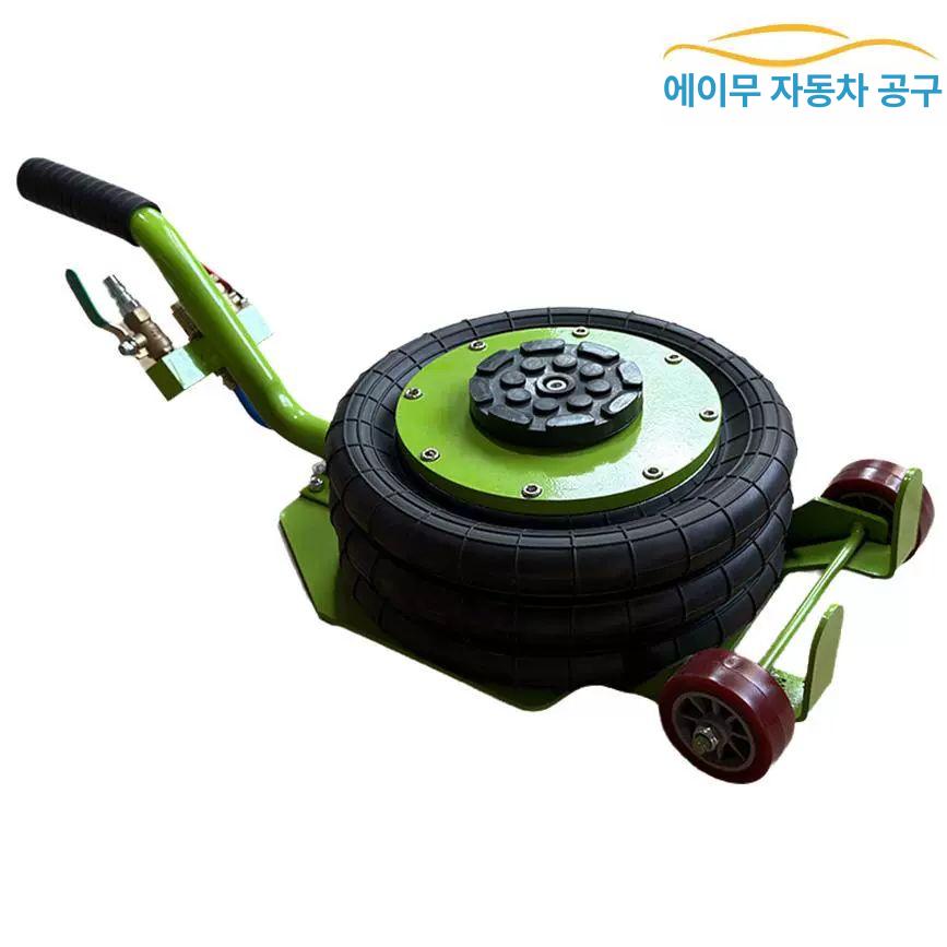 자동차 에어잭 5톤 수평 차량용 튜브 유압작기 유압 트럭 작키 자키 접이식 공압 정비 - 상세 이미지 4