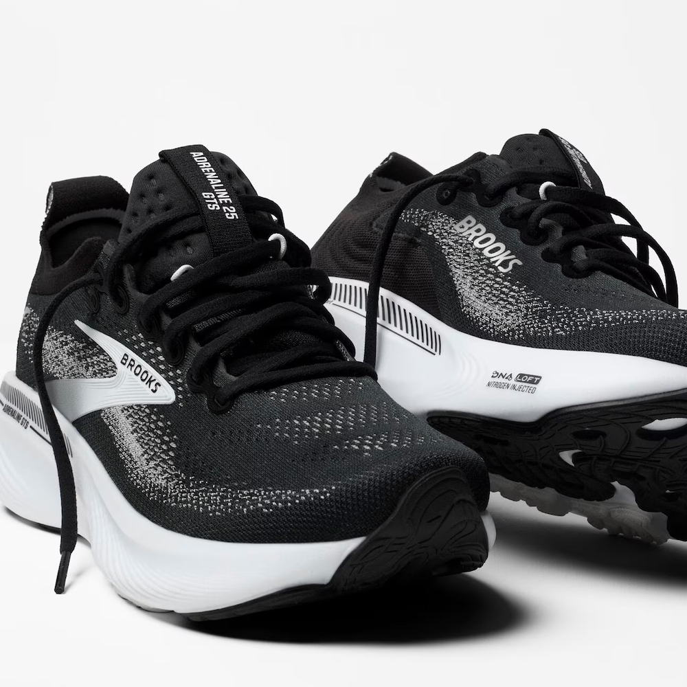 브룩스 Adrenaline GTS 25 여성 런닝화 운동화 Black/Grey/White - 상세 이미지 5
