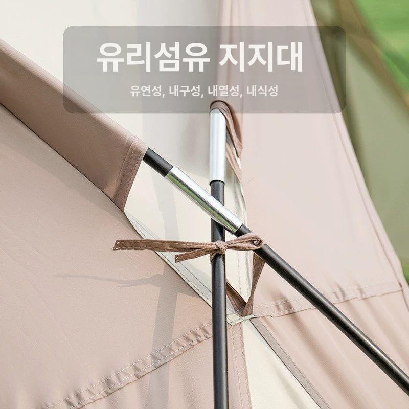 전실 돔텐트 리빙쉘 확장 풀세트 자동 전용 쉘터 파이어 지퍼형 침실 무한확장 돔 기본 - 상세 이미지 5