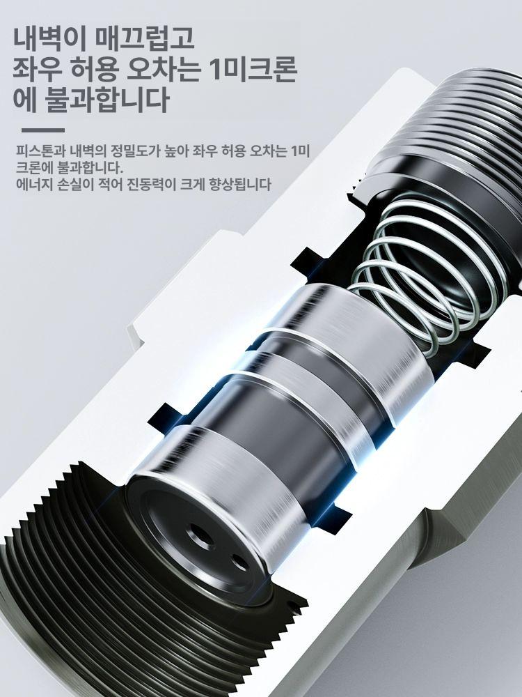 공업용 진동기 바이브레터 소형 창고 에어 피스톤 공압 터보 공압진동기 산업용 커넥터 진동 - 상세 이미지 3