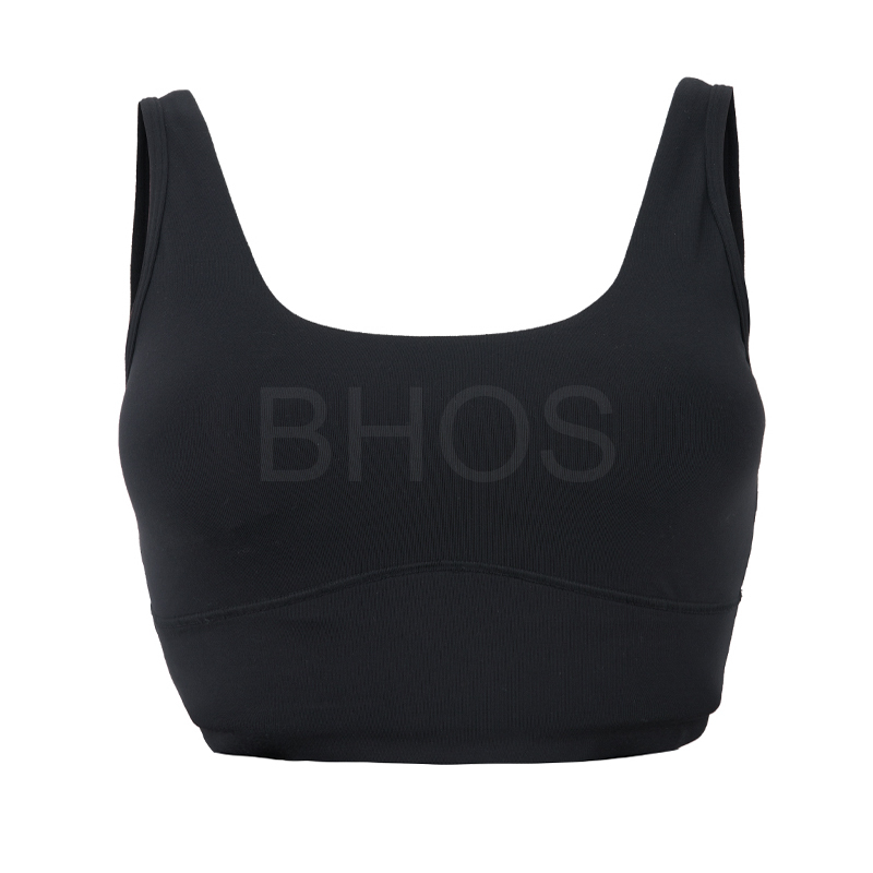 언더아머 Meridian Fitted Crop Tank 여성 블랙
