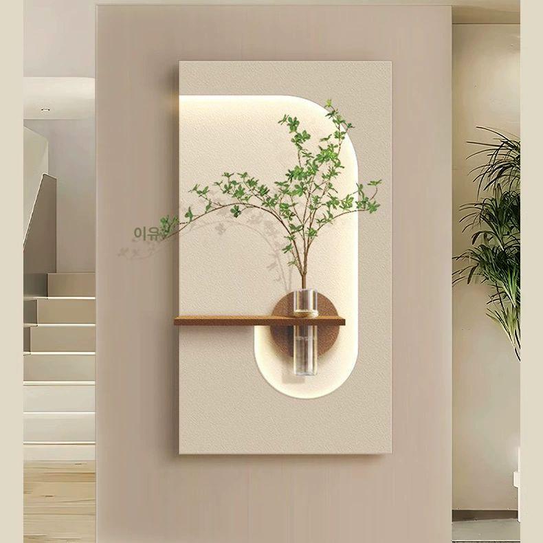 벽걸이 액자조명 집들이 현관 카페 화분액자 인테리어 장식품 홈데코 감성화분 - 상세 이미지 3